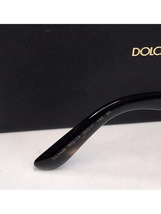 New Authentic DOLCE & GABBANA Women\'s Brown Square Sunglasses DG 4438 main image 11